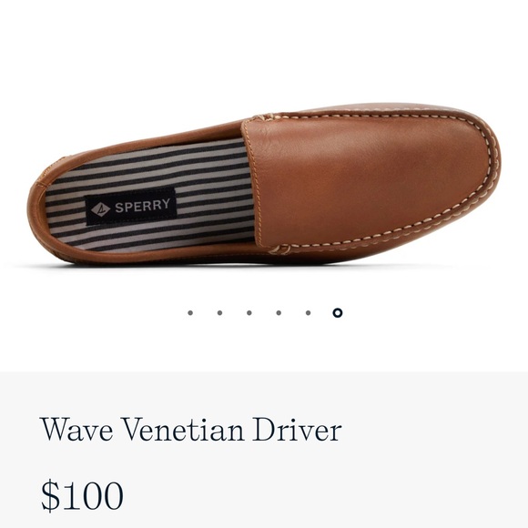 Sperry Men's Wave Venetian Driver in Brown - Picture 2 of 14